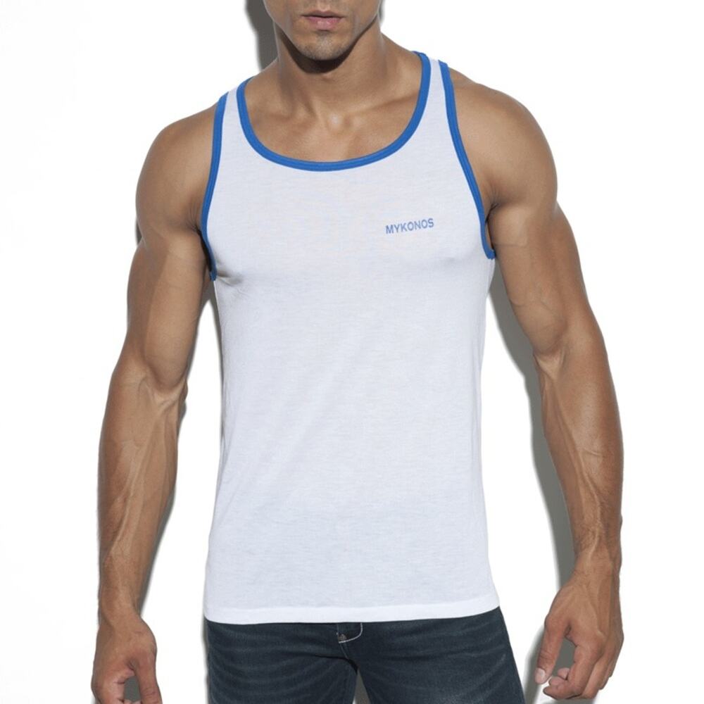 ES Collection Mykonos Gay Athletic Greek Tank Top